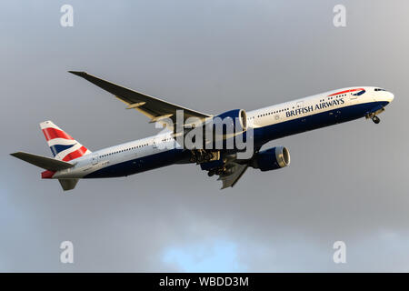 British Airways Boeing 777 Banque D'Images