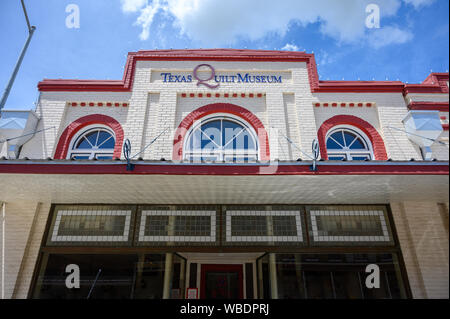 La Grange, Texas - Le 23 août 2019 : Texas Quilt Museum dans la Grange City dans le comté de Fayette, dans le sud-est de New York, United States Banque D'Images