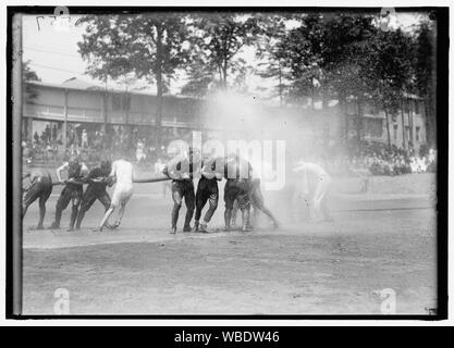 Quatrième de juillet. Scènes DE CÉLÉBRATION À WALTER REED Abstract/moyenne : 1 négatif : vitrage ; 5 x 7 in. ou moins Banque D'Images