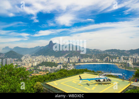 Rio de Janeiro, Brésil dans la lumière du soleil d'été Banque D'Images