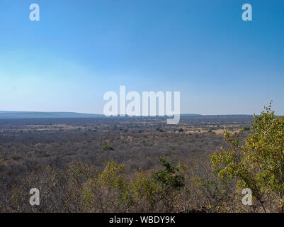 Le paysage de la province du Limpopo, dans le Waterberg, Afrique du Sud Banque D'Images