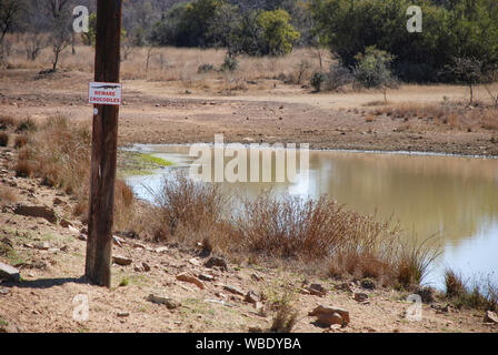 Le paysage de la province du Limpopo, dans le Waterberg, Afrique du Sud Banque D'Images