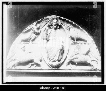 La France. Cathédrale de Chartres Résumé/moyenne : 1 négatif : vitrage ; 8 x 10 in. ou moins Banque D'Images