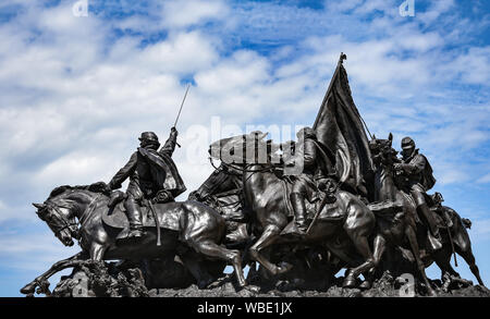 Mémorial de la guerre civile dans la région de Capitol Hill Banque D'Images