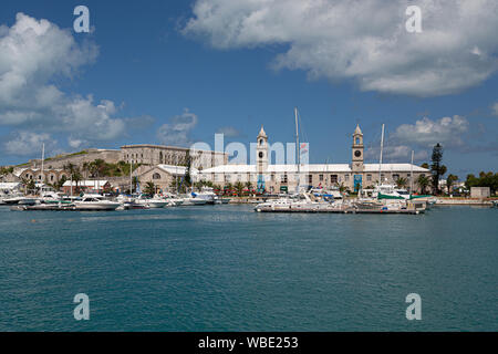 L'ancien chantier naval aux Bermudes Banque D'Images