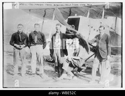 Frank McGill, Geo. Hodgson, Frank Burnside, Philip Fisher, Hugh Veck [c.-à-d., Peck] Abstract/moyenne : 1 négatif : vitrage ; 5 x 7 in. ou moins. Banque D'Images