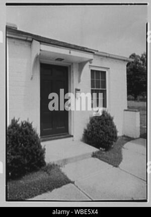 Franklin Court, Princeton, New Jersey. Abstract/medium : Gottscho-Schleisner Collection Banque D'Images