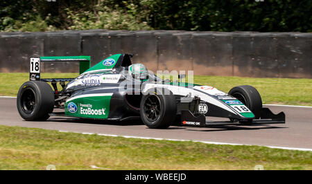 18 Voiture, chauffeur, Reema Juffali, Double R, Oulton Park F4 Championship Banque D'Images