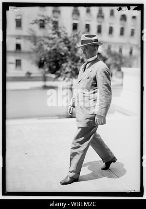 GARNER, John Nance. REP. Du TEXAS, 1903-1933. VICE-PRÉSIDENT DES États-unis, 1933-1941 Résumé/moyenne : 1 négatif : vitrage ; 5 x 7 in. ou moins Banque D'Images