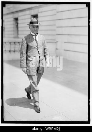 GARNER, John Nance. REP. Du TEXAS, 1903-1933. VICE-PRÉSIDENT DES États-unis, 1933-1941 Résumé/moyenne : 1 négatif : vitrage ; 5 x 7 in. ou moins Banque D'Images