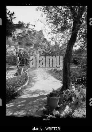 Garden Tomb et Gordon's Calvaire Abstract/medium : G. Eric et Edith Matson Photograph Collection Banque D'Images