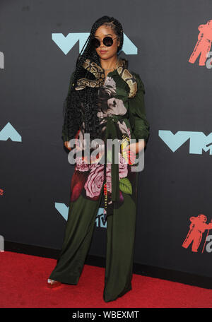 Newark, USA. Août 26, 2019. Newark, NJ, USA. Août 26, 2019. 2019 H.E.R. à l'atténuation de MTV à Prudential Center de Newark, New Jersey. Le 26 août 2019. Crédit : John Palmer/media/Alamy Punch Live News Crédit : MediaPunch Inc/Alamy Live News Banque D'Images