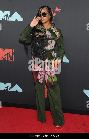 Newark, USA. Août 26, 2019. Newark, NJ, USA. Août 26, 2019. 2019 H.E.R. à l'atténuation de MTV à Prudential Center de Newark, New Jersey. Le 26 août 2019. Crédit : John Palmer/media/Alamy Punch Live News Crédit : MediaPunch Inc/Alamy Live News Banque D'Images