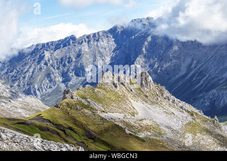 Fuente De dans la région de montagnes de Picos de Europa, Cantabria, ESPAGNE Banque D'Images
