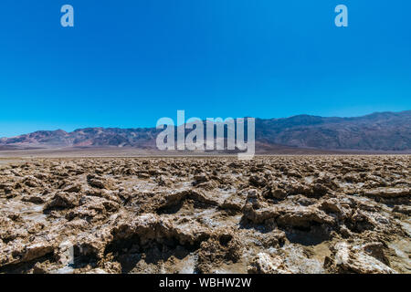 Le Devil's Golf Course dans Death Valley National Park Banque D'Images