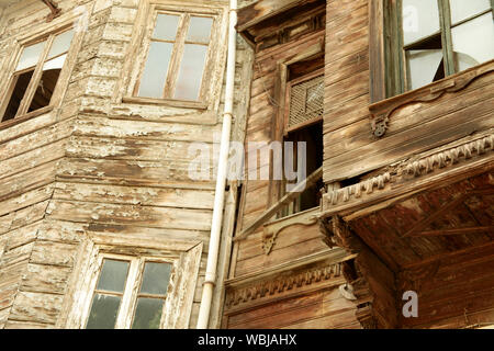 Maisons en bois historique Banque D'Images