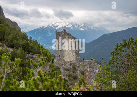 Tours de Fraele (Torri di Fraele), Valdidentro, au nord, de la Valteline Lombardie, Italie Banque D'Images