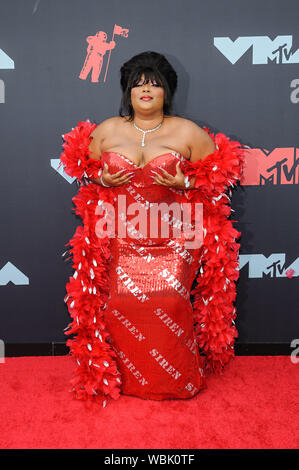 Le 27 août 2019, à Newark, New Jersey, USA : 27 août 2019 - Newark, New Jersey - Lizzo. 2019 MTV Video Music Awards s'est tenue au Prudential Center. Crédit photo : Christopher Smith/AdMedia (crédit Image : © Christopher Smith/AdMedia via Zuma sur le fil) Banque D'Images