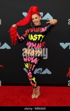 Justina Valentine assiste à la 2019 MTV Video Music Awards, à l'atténuation, Prudential Center de Newark, New Jersey, USA, le 26 août 2019. Dans le monde d'utilisation | Banque D'Images