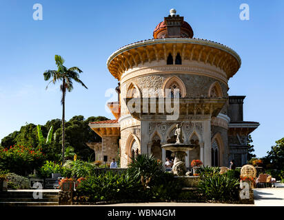 Palais monseratte (Palácio de Monserrate) architecture par James Thomas Knowles, Sintra, Portugal. Banque D'Images