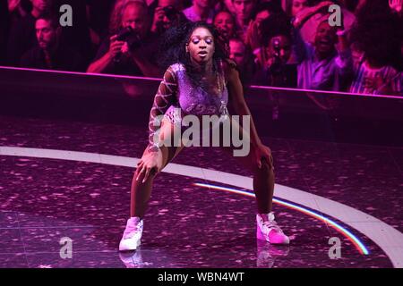 Newarke, USA. Août 26, 2019. Normani assiste à la MTV Music Video Awards au Prudential Center le 26 août 2019 à Newark, New Jersey. Credit : MediaPunch Inc/Alamy Live News Banque D'Images