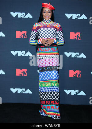 Newarke, USA. Août 26, 2019. Singer Monica Denise Brown pose dans la salle de presse au 2019 MTV Video Music Awards s'est tenue à la Prudential Center le 26 août 2019 à Newark, New Jersey, United States. Agence de presse : Image de crédit/Alamy Live News Banque D'Images
