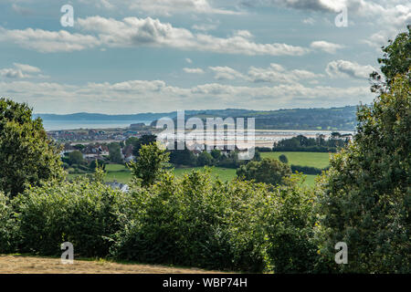 Estuaire du Fleuve Exe, Exmouth, Devon, Angleterre Banque D'Images