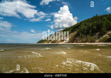 Ostsee Strand von / Misdroy Miedzyzdroje, Insel Wolin, Westpommern, Polen, Europa | la plage baltique à Miedzyzdroje, l'île de Wolin, Poméranie Occidentale Banque D'Images