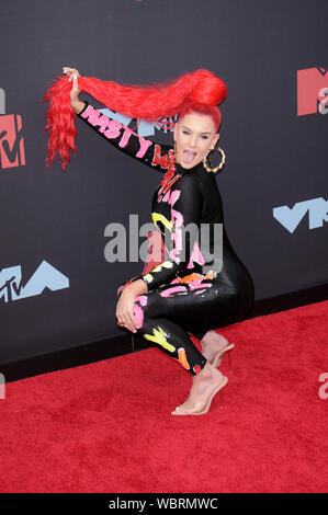 Newark, USA. Août 26, 2019. Justina Valentine assiste à la 2019 MTV Video Music Video Awards tenue au Prudential Center de Newark, NJ : SOPA de crédit limité/Alamy Images Live News Banque D'Images