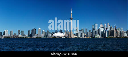 Toronto Ontario Canada 2019 vue panoramique de l'île de Toronto. Banque D'Images