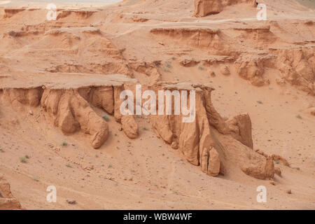 Le Flaming Cliffs site est une région du désert de Gobi dans l'Ömnögovi Province de la Mongolie, dans lequel d'importants fossiles ont été faites. La zone Banque D'Images