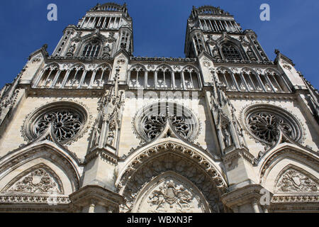 Cathdral Orléans Loiret, Sainte-Croix, Centre, France Banque D'Images