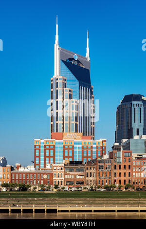 ATT&T building au centre-ville de Nashville, Tennessee, USA. Banque D'Images