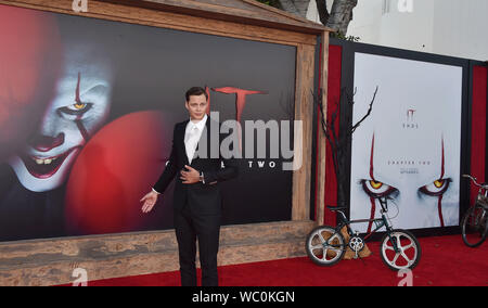 WESTWOOD, CA - le 26 août : Bill Skarsgard assiste à la première de Warner Bros Pictures' 'Il' Chapitre deux du Regency Village Theatre le 26 août 2019 à Westwood, en Californie. Banque D'Images