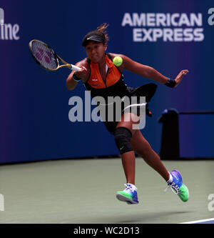 New York, USA. Août 27, 2019. Naomi numéro un lors de son premier tour d'Osaka match contre Anna Blinova à l'US Open à Flushing Meadows, New York. Crédit : Adam Stoltman/Alamy Live News Banque D'Images