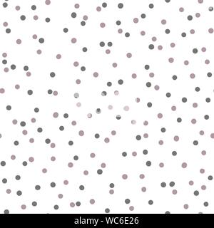 Cercle Confetti motif transparent isolated on white Illustration de Vecteur