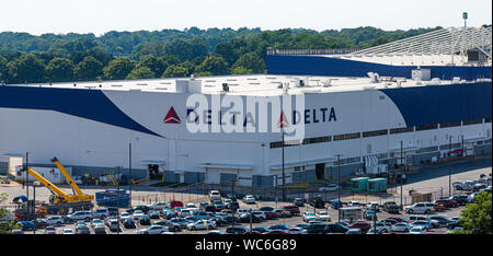 Le siège de Delta Airlines à Atlanta, Géorgie Banque D'Images