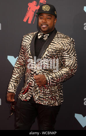 26 août 2019, Newark, New York, USA : RIP MICHEALS Comédien assiste à la MTV 2019 tapis rouge d'atténuation arrivants tenue au Prudential Center. (Crédit Image : © ZUMA/Kaszerman Nancy fil) Banque D'Images