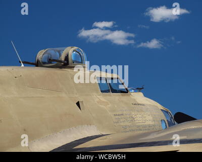 Rassemblement de WW 2 warbirds à Wall Township, New Jersey airfield en août de 2019. Au champ était un B-24, B-25, B-17 et un P-51 Mustang. Banque D'Images