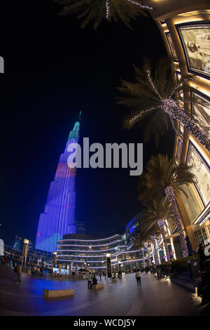 L'image de Burj Khalifa à Dubaï, Émirats arabes unis Banque D'Images