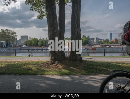 Canal de Lachine Banque D'Images