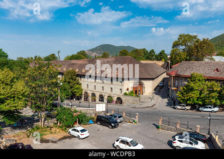 Shaki, Azerbaïdjan 24 Août 2019 Immeuble ancien caravansérail Banque D'Images