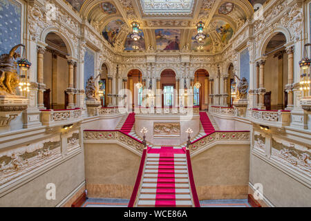 San Pellegrino Terme, Italie - 16 mai 2019 : Intérieur de la San Pellegrino Terme. casino maison de jeu liberty Banque D'Images