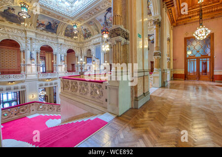 San Pellegrino Terme, Italie - 16 mai 2019 : Intérieur de la San Pellegrino Terme. casino maison de jeu liberty Banque D'Images