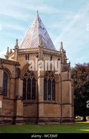 Chapter House, 13e siècle, Southwell Minster, Nottinghamshire Banque D'Images