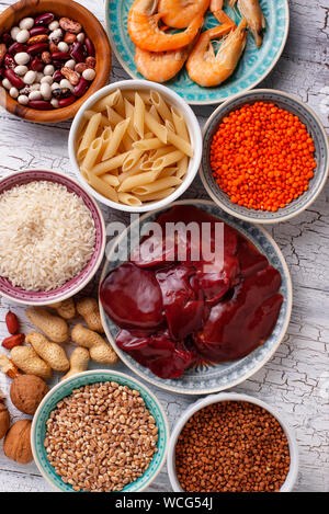 Produits naturels sources de cuivre Banque D'Images