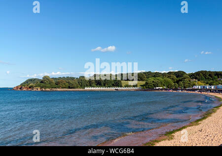 Broadsands Beach près de Paignton et Torquay, Devon, Angleterre. Banque D'Images