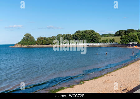 Broadsands Beach près de Paignton et Torquay, Devon, Angleterre. Banque D'Images