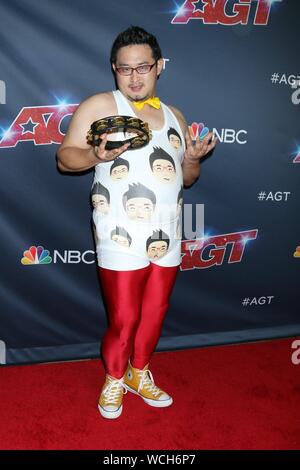 Los Angeles, CA. Août 27, 2019. Arrivées à Gonzo pour AMERICA'S GOT TALENT en direct, le Kodak Theater à Hollywood et Highland Center, Los Angeles, CA, le 27 août 2019. Credit : Priscilla Grant/Everett Collection/Alamy Live News Banque D'Images