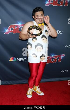 Los Angeles, CA. Août 27, 2019. Arrivées à Gonzo pour AMERICA'S GOT TALENT en direct, le Kodak Theater à Hollywood et Highland Center, Los Angeles, CA, le 27 août 2019. Credit : Priscilla Grant/Everett Collection/Alamy Live News Banque D'Images